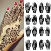 2024 New Professional Henna Stencil Temporary Hand Tattoo Body Art Sticker Template Wedding Tool Flower Tattoo Stencil 1