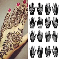 2024 New Professional Henna Stencil Temporary Hand Tattoo Body Art Sticker Template Wedding Tool Flower Tattoo Stencil 1