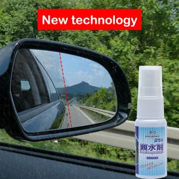 

Car Accessories 30ML Front Windshield Waterproof Auto Car Rear-View Mirror Repellent Liquid Car Glass Cleaner Wipes Car Tools