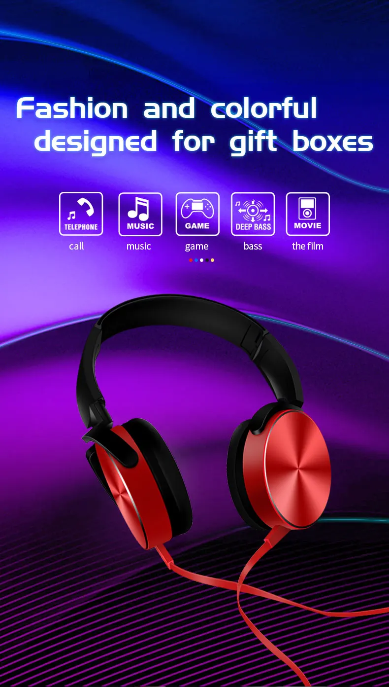 XB450 проводные наушники с басовой головкой, стерео гарнитура, аудио Mp3 наушники с микрофоном для использования музыки для apple xiaomi samsung