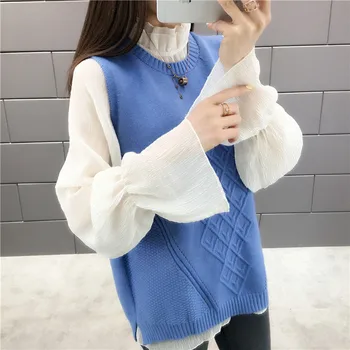

9459 actual photo of new Korean knitted vest 36-2 / F, row 7-8 middle shelf