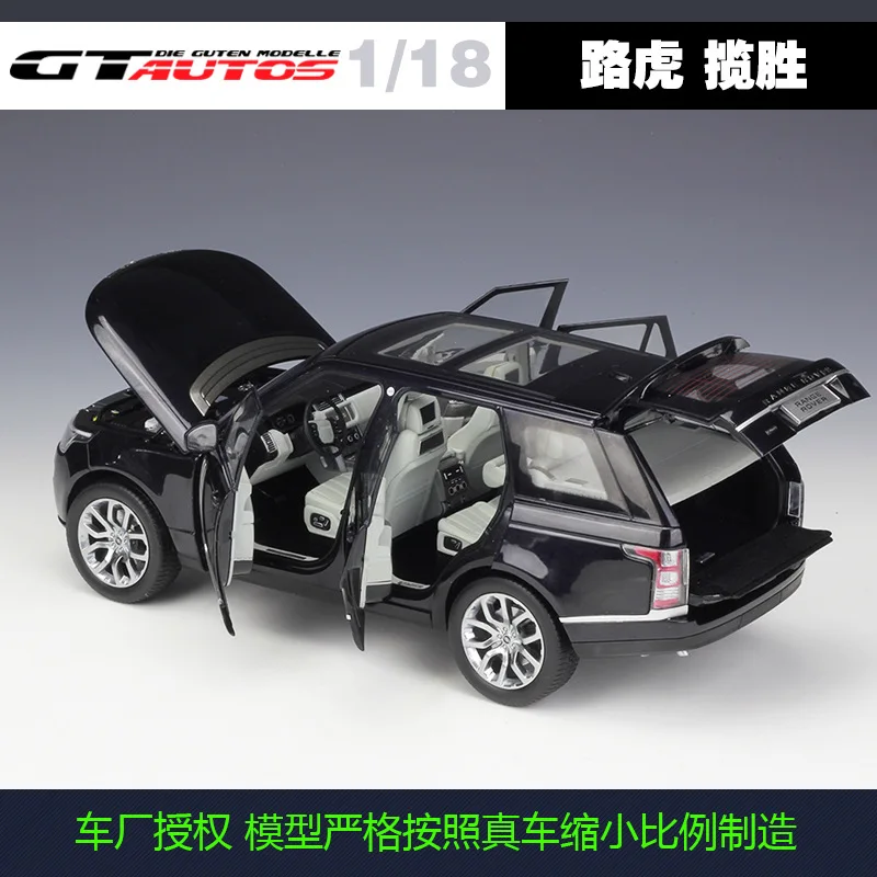 Goede Welly GTA1 18 Land Rover Range Rover SUV Simulatie Legering Model Auto Collectie Gift Decoratie speelgoed