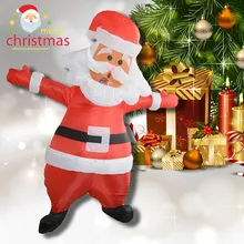 Вечерние, надувные, карнавальные, забавные костюмы Санта Клауса, снеговика, косплей