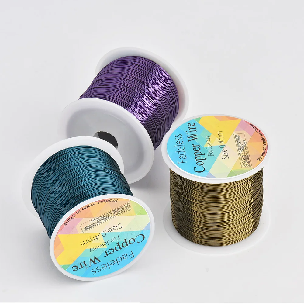Tarnish-Resistant Copper Beading Wire for Jewelry Making and Crafting - Variety Pack