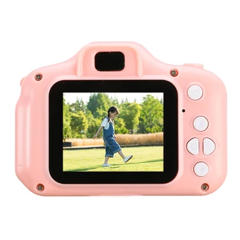 

2 Inch Kids Cartoon Cute Camera HD Screen Chargable Digital Mini Camera Toys Outdoor Photography Props for Child Birthday Gift
