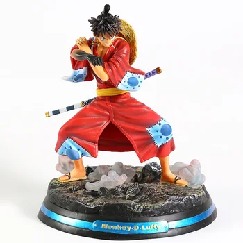 

NEW Anime One Piece Country of peace Luffy kimono GK Statue PVC Action Figure Collectible Model Toys Doll gift Christmas