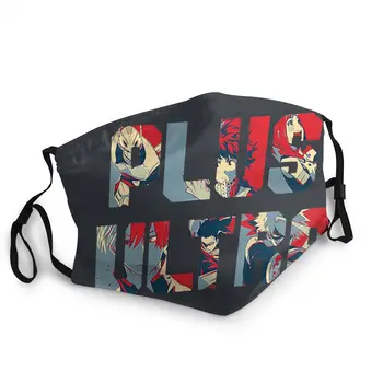 

Plus Ultra My Hero Academia Unisex Reusable Face Mask Pattern Dustproof Protection Cover Respirator Mouth Muffle