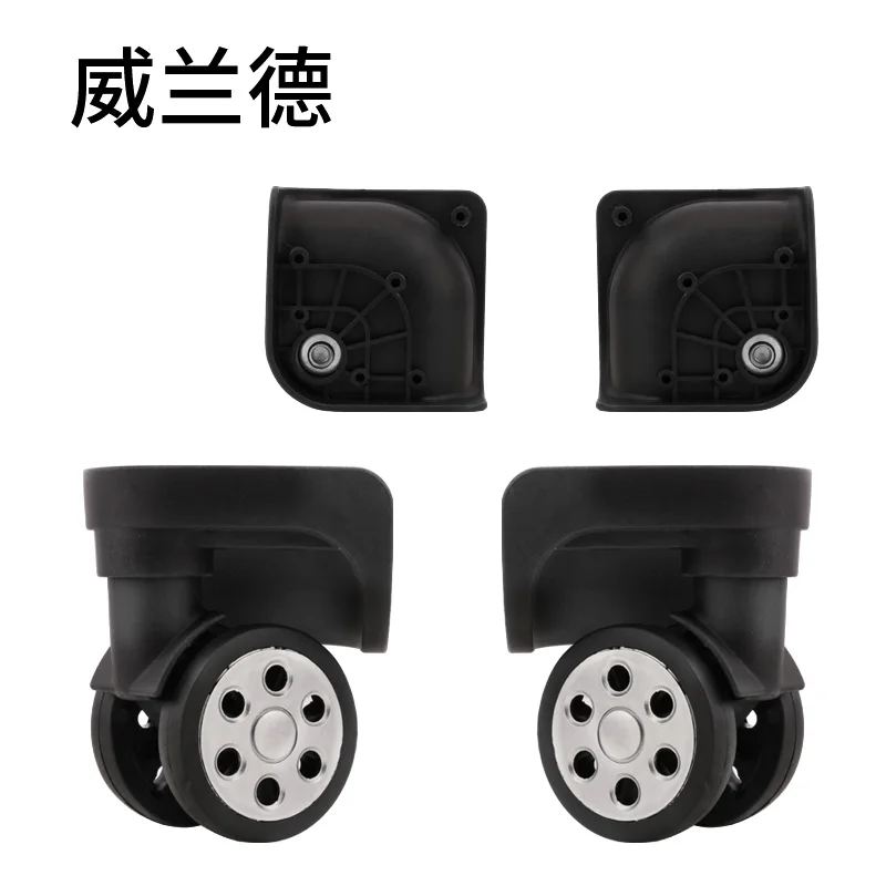 Luggage Suitcase Wheels Universal Pull Rod Accessories Replace High Quality Travel Luggage Universal Wheels Suitcase Accessories