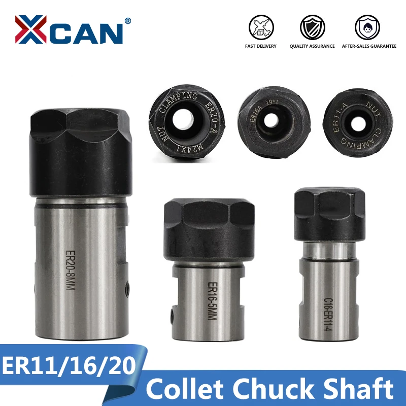 threaded hand wheels XCAN 1pc ER11 ER16 ER20 Collet Chuck Shaft Lathe Tools Spindle Extension Rod 4mm 5mm 6mm 6.35mm 8mm 10mm 12mm 14mm 16mm types of vices