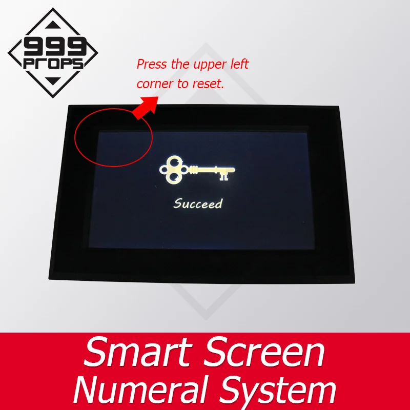 999 реквизит Smart screen Numeral system Prop реальная жизнь номер побега введите правильный пароль, чтобы разблокировать takagism поставщика игр
