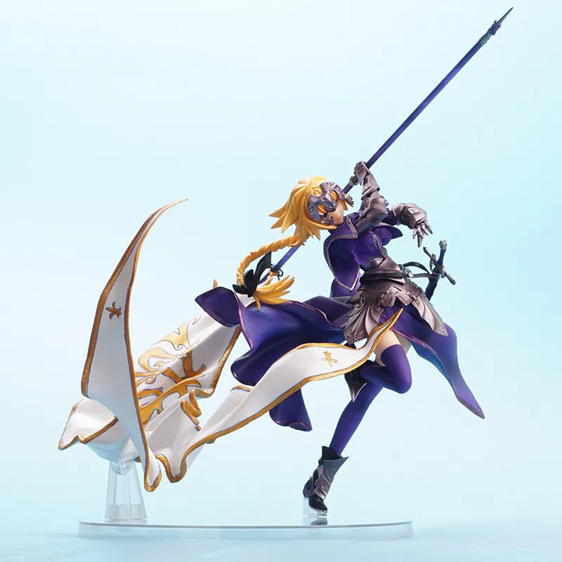 Многоцветный 19 см аниме Fate/stay Night баннер свободы Жанна д 'Арк саблей святая женщина GK статуя ПВХ фигурка Коллекционная модель игрушки M3557 - Цвет: Многоцветный