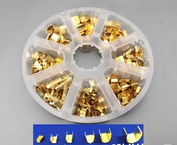 

1box /lot Pressure line buckle U-shaped buckle Copper buckle and wire buckle Butt terminal Cold-pressed terminal Copper terminal