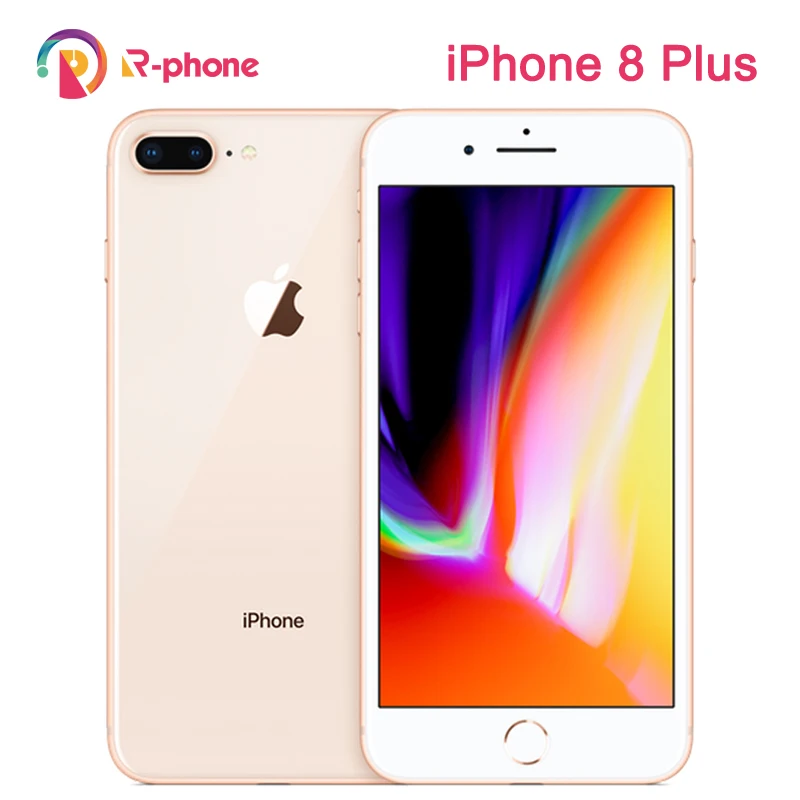 Original Apple iPhone 8 Plus Verwendet 99% Neue 3GB RAM 64/256GB ROM Hexa Core iOS 12MP drahtlose Fingerprint LTE Entsperrt 8 P Telefon