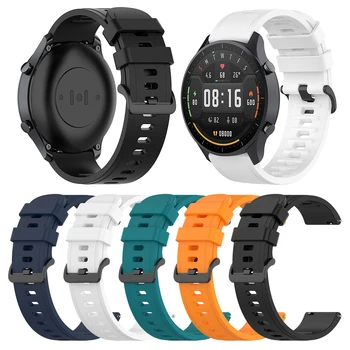 

22mm Silicone Band Strap Color Replacement Wrist Bracelets for Xiaomi Mi Watch Outdoor Personal Hands Accessories
