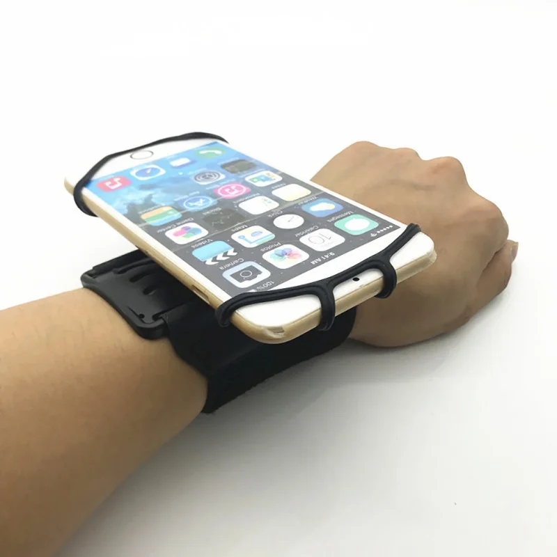 

4-5.5in Running Bag Gym Arm Band Bracelets Touch Screen Cell Phone Case 360 degrees Rotatable Cycling Belt