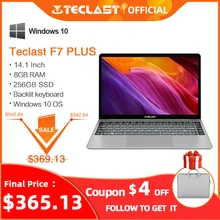 Quad-Core Laptop Notebook 8gb Gemini Lake N4100 Intel Ultra-Thin Windows 10 Teclast F7