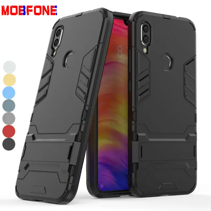 Чехол для Xiaomi Redmi Note 7 Pro 8 8t 9 9s 5 6 противоударный Прочный 7A 8A бронированный
