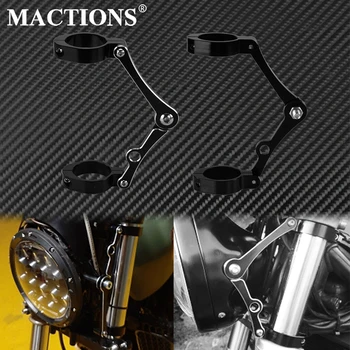 

Motorcycle CNC 39mm-41mm Fork Tube Holder Headlight Bracket Mount Clamp For Harley Dyna Chopper Bobber Cafe Racer Sportster XL