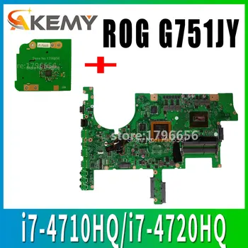 شراء اللوحة الأم G751JY GTX980M/4GB I7-4710HQ/i7-4720HQ ل ASUS G751 G751J G751JY G751JL اللوحة الأم اختبار موافق
