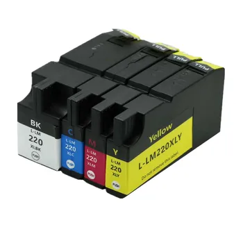 

4PK Ink Cartridges Compatible For Lexmark220 220xl OfficeEdge Pro4000c Pro4000 Pro5500 Pro5500t Printer Ink Printers Cartridge