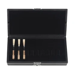 Boîte de rangement étanche pour anches de hautbois, couvercle en cuir PU, 20 grilles, accessoires de pièces d'instruments de musique 
