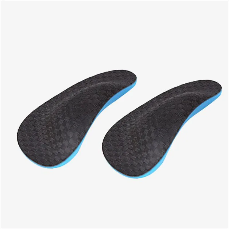 1 Pair Eva Sport Orthotic Insoles Flat Arch Support Half Pad Inner Outer Eight-shaped Orthopedic Foot Pad Men Women Shoe Insoles