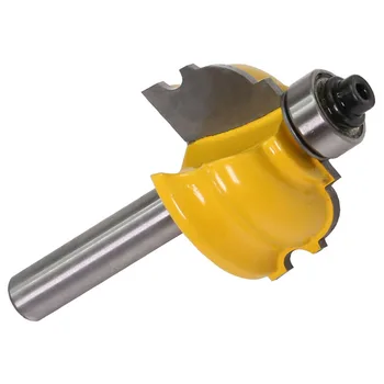 

Flute Router Bit 3/4\" bearings Woodworking Milling Tool 8mm Shank Medium