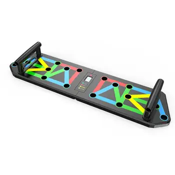 

Push Up Rack Board Foldable Push-Up Stand Electronic Counting Function for Men Fitness Muscle Training Exercise Workout