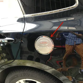 

For Hyundai SantaFe 2013-2017 stainless Fuel tank cap decorative patch Anti-scratch protection decoration Car styling