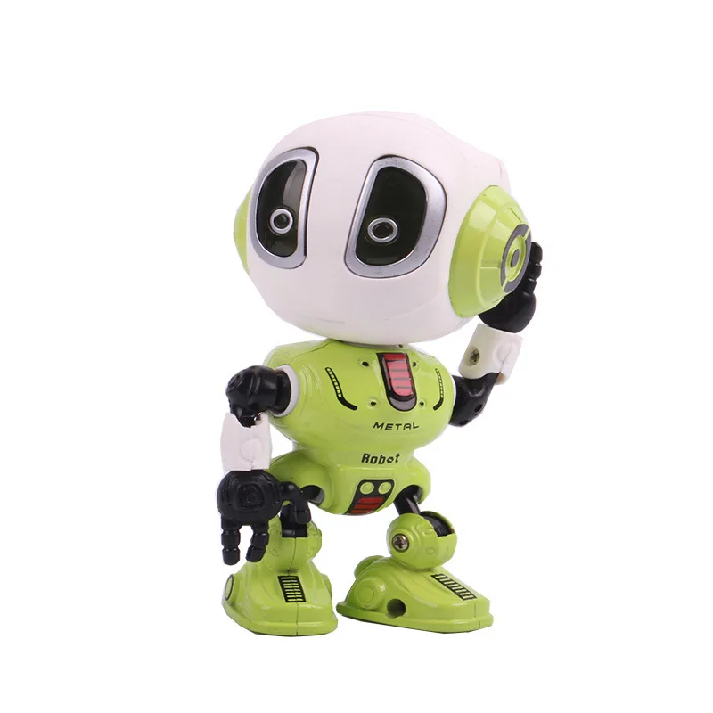 

Cute Da Alloy Robot Recording Multi-functional Cute CHILDREN'S Toy Voice Light Effect Robot