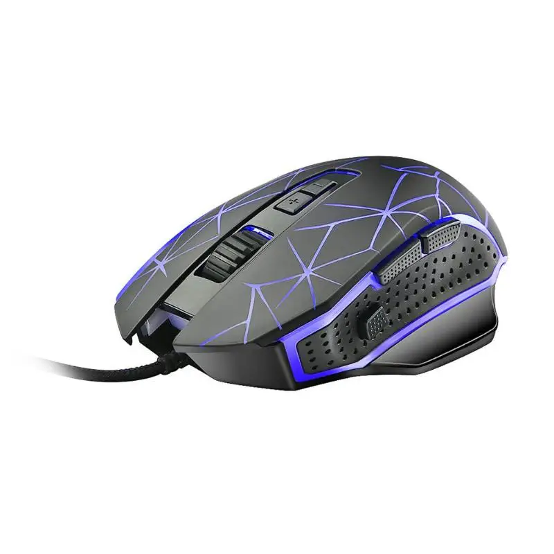  G816 Gaming Mouse Usb Wired Optical Game Mouse 3200 Dpi Adjustable 9 Buttons Backlight Mice For Pub