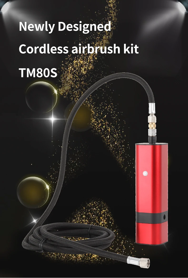 Portable Mini Airbrush Kit with Compressor