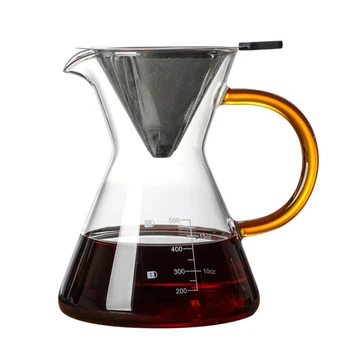 

Ecocoffee 500ml Heatproof Glass Coffee Sharing Kettle Coffee Maker