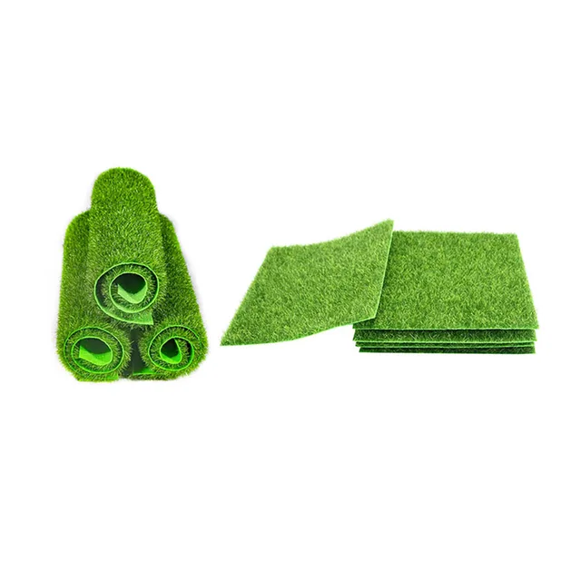 1Db 15 Cm × Hamis Fű A Babaház Miniatűrök Kertjéhez, Mesterséges Kézműves Dekorációhoz, Mini Ház Összegű Gyep Dísztárgyak - Image 3