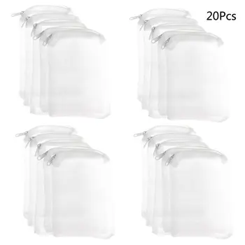 

Aquarium Fish Tank Pond Liquid Polyester Mesh Filter Bags with Zipper PXPC