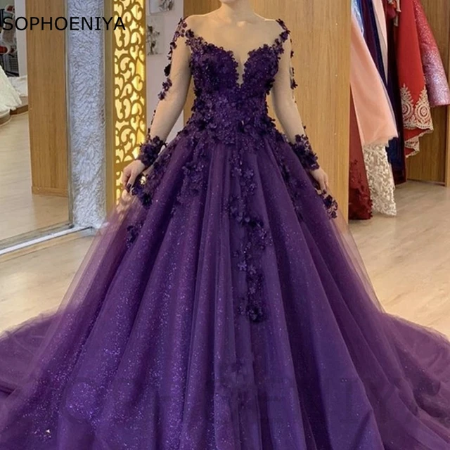 Dark Purple Evening Gown Dark Purple Evening Gown