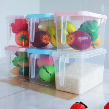 

Home Storage Kitchen Refrigerator Storage Box Transparent Rectangular Egg Box Kitchen Storage Food Container Professional Tools