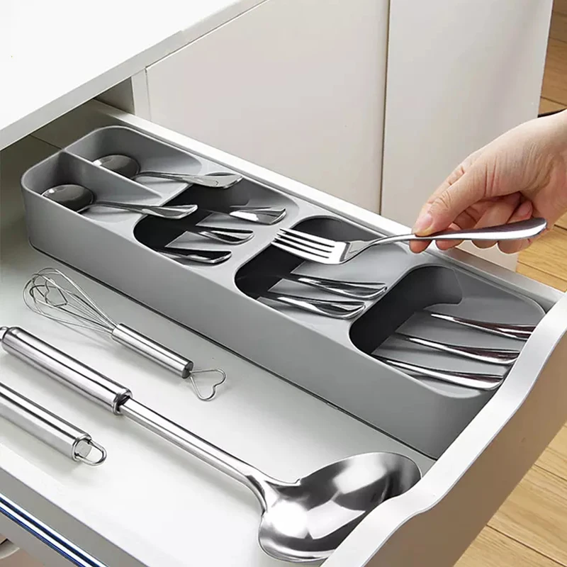 Kitchen Cutlery Storage Tray Knife holder Kitchen Organizer Kitchen