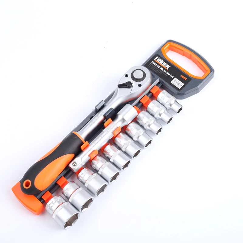 Tool Kit 12pcs [ 10 Socket Bit ][ 1 Ratchet Wrench ] Extension Bar Combination For Auto Repair U4LA | Инструменты