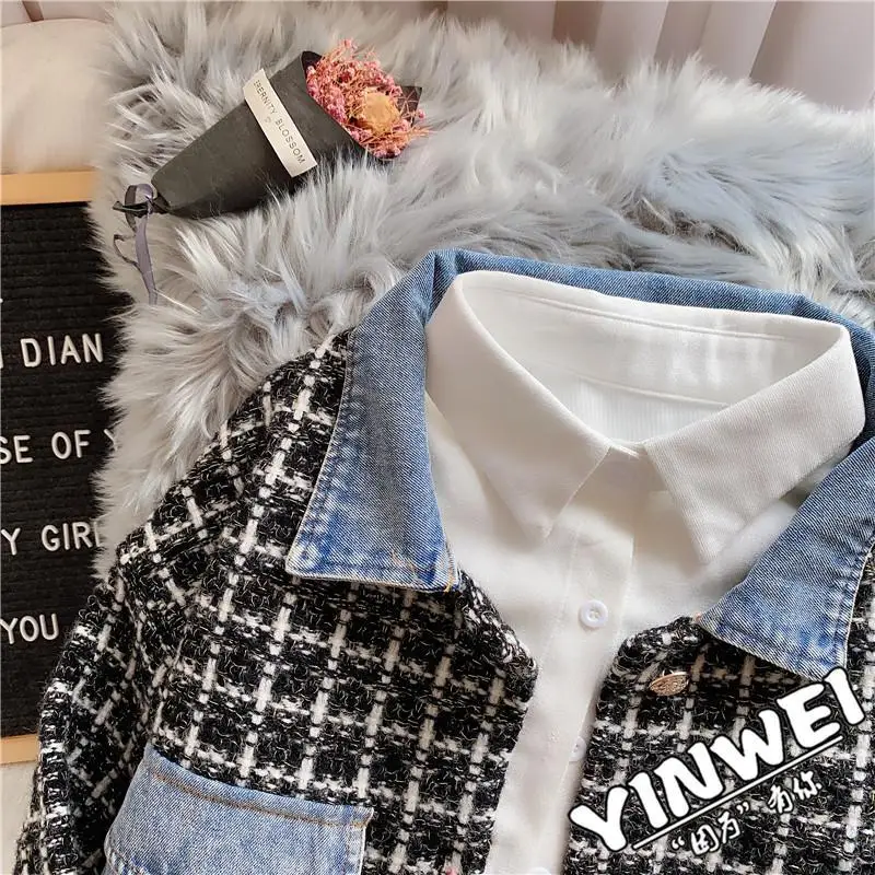 2020 new versatile Korean personalized Denim Wear