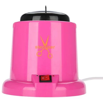 

Makeup Tattoo Nail Art Tools Cleaning High Temperature Disinfection Machine Rose Red EU Plug