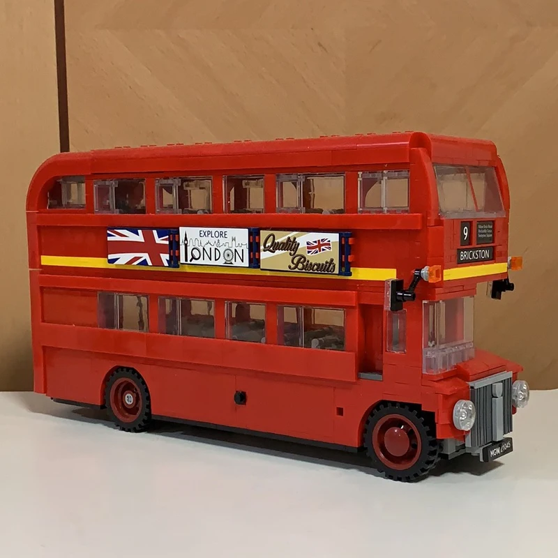 Legoing Technic MOC Car Series Creator City Classic London Bus Building Blocks Legoed Model Car Toys For Children Christmas Gift
