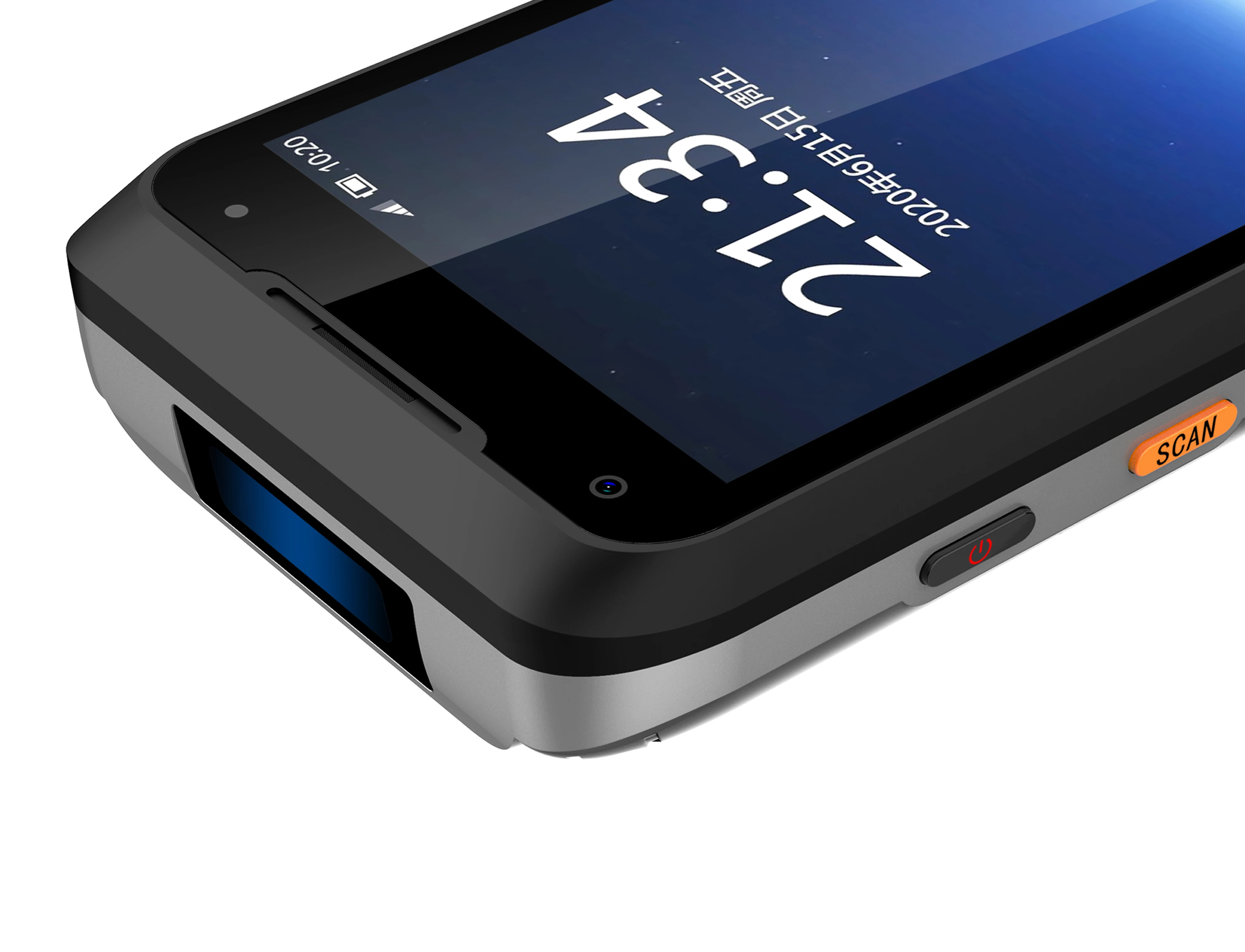 Coletor de Dados sem Fio Scanner de Código de Barras a Laser Caribe Novo Android Áspero Handheld Terminal 1d 2d qr Leitor 8.1 Pda 4 terminal coletor de dados sem fio 1d