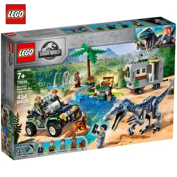 

LEGO Blocks Jurassic Dinosaur World Treasure Hunting Adventure 75935 434pcs/pzs-7years old Children Toys Festival Gift