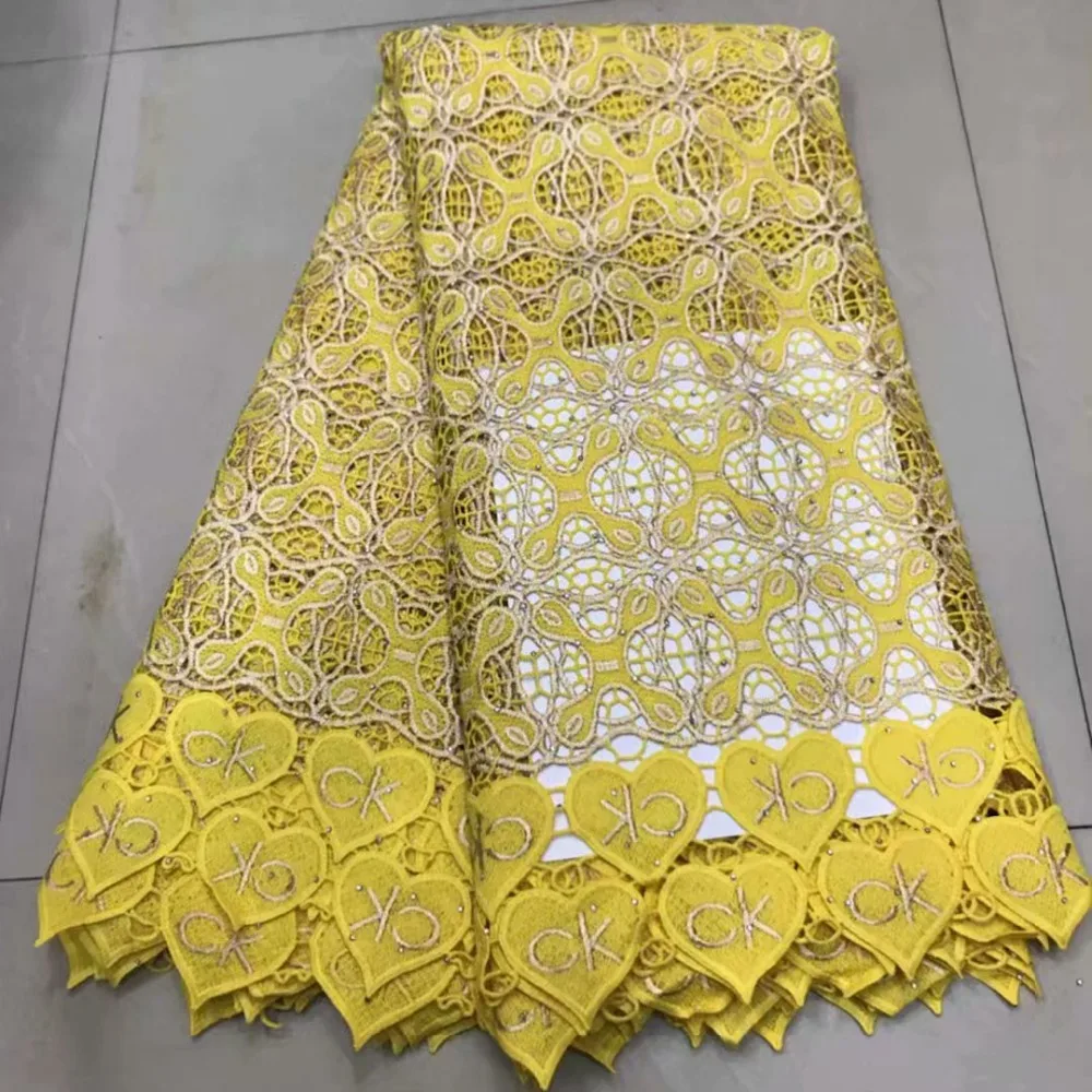 Upmarket дизайн африканская кружевная вышивка гипюр кружевная отделка африканская кружевная ткань с высоким качеством для нигерийских вечерние платья