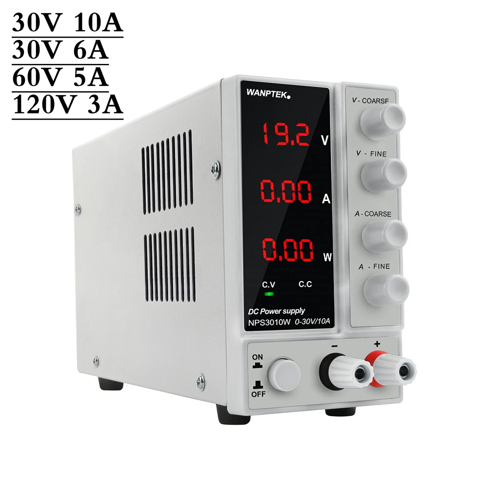 30v 10a 60v 5a Mini Dc Lab Switching Power Supply Adjustable Bench