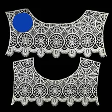 Emboidery воротник для шеи diy поддельные съемные воротники водорастворимые Женская бутоньерка трехмерные кружевные аксессуары