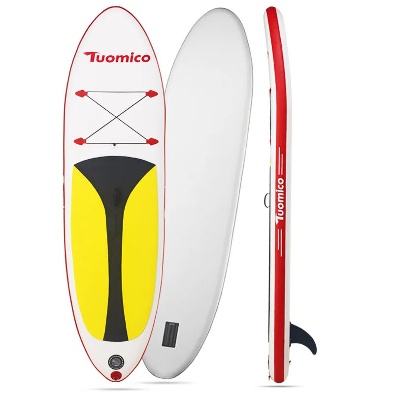 Портативные надувные доски для серфинга SUP красный 117*30*6"