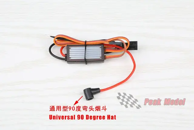 RCEXL V2 Universal hat On Board Glow System Methanol Engine Ignition With LED Indicator for Airplane RC