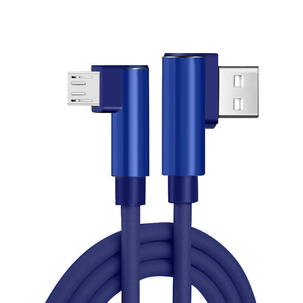 Micro USB Dark Blue 1 м 2.1A быстрый USB кабель type C Быстрый Android кабель для зарядки и передачи данных кабель для зарядки мобильного телефона кабель для передачи данных - Цвет: Micro USB Dark Blue
